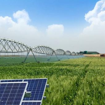 Solar sprinkling irrigation