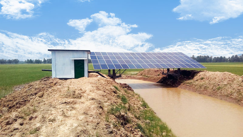 MAKE IRRIGATION EASIER WITH JNTECH SOLAR WATER PUMP 