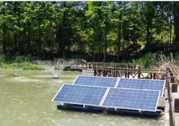 750W solar aeration system in Hefei