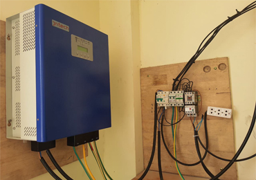 5kVA solar off-grid system in Cambodia