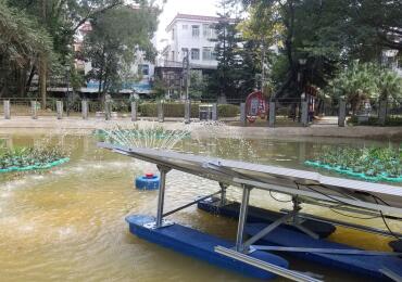 750W solar aeration system in Shenzhen