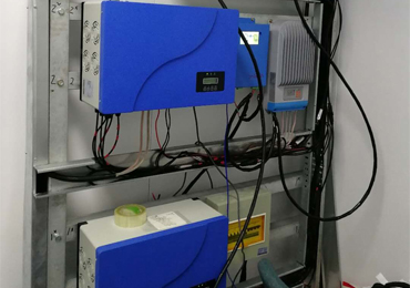 5kva (2 sets)solar off grid power system at Tibetan border guard post