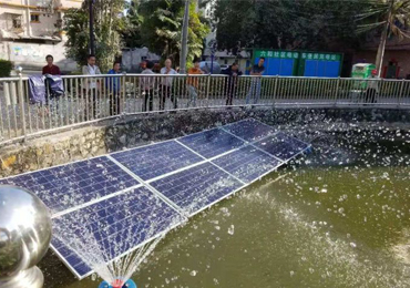 750W solar aeration System in Shenzhen